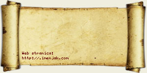 Mia Nemanjić vizit kartica